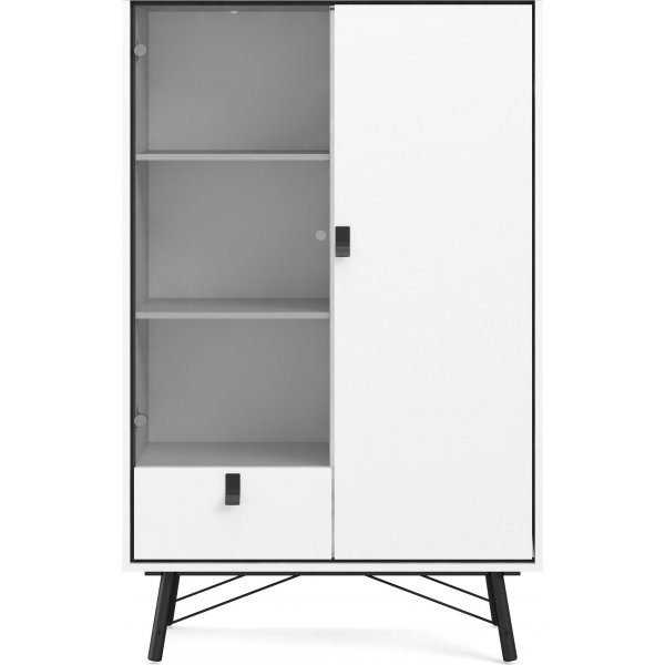 Ry vitrinskåp - Vit Ry vitrinskåp - Vit