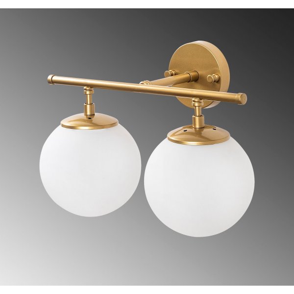 Rosy wandlamp 10735 - Goud/wit