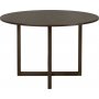 Table  manger Bronx 120 cm - Marron fonc