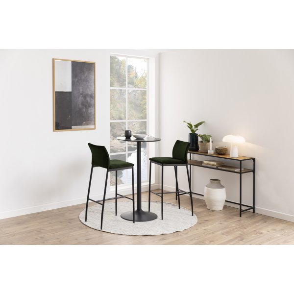 Seaford consoletafel 120 cm - Eiken/zwart