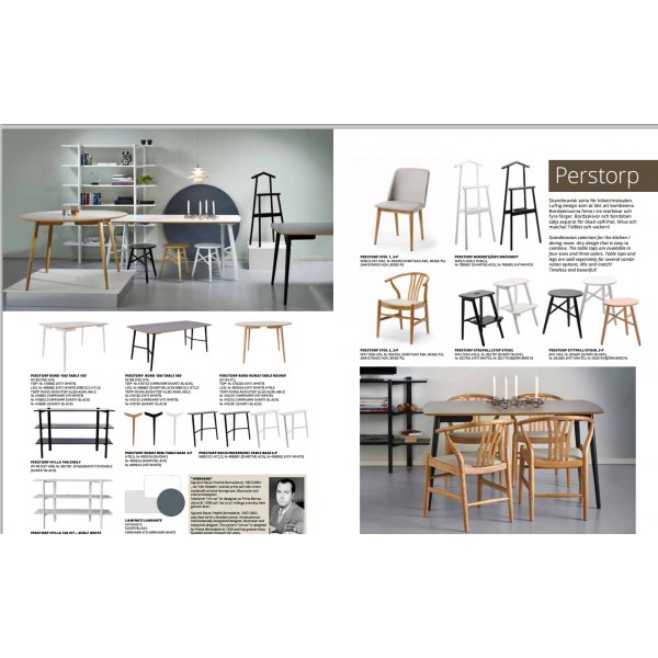 Perstorp Matbord rund 118 cm - Välj färg Perstorp Matbord rund 118 cm - Välj färg