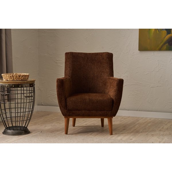 Fauteuil Gonca - Marron Fauteuil Gonca - Marron