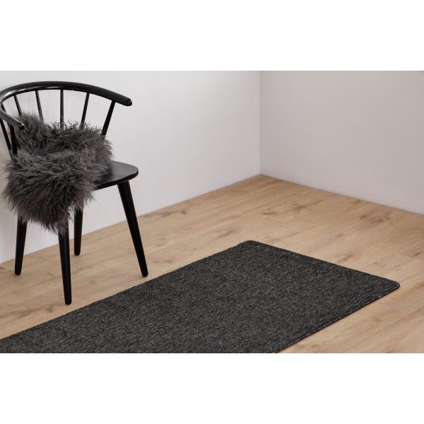 Porto platgeweven vloerkleed Antraciet