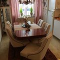 Mitt kök som känns mer som en matsal tack vare dessa superskönt stolar. Vi sitter gärna länge efter middagen för att de känns som fåtöljer! Tuva europa version II - beige