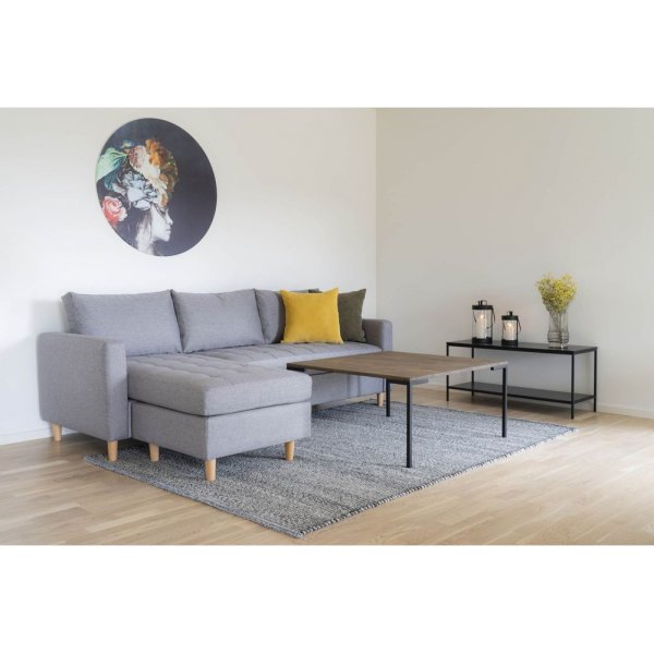 Firenze Divansoffa - Ljusgr�/bok