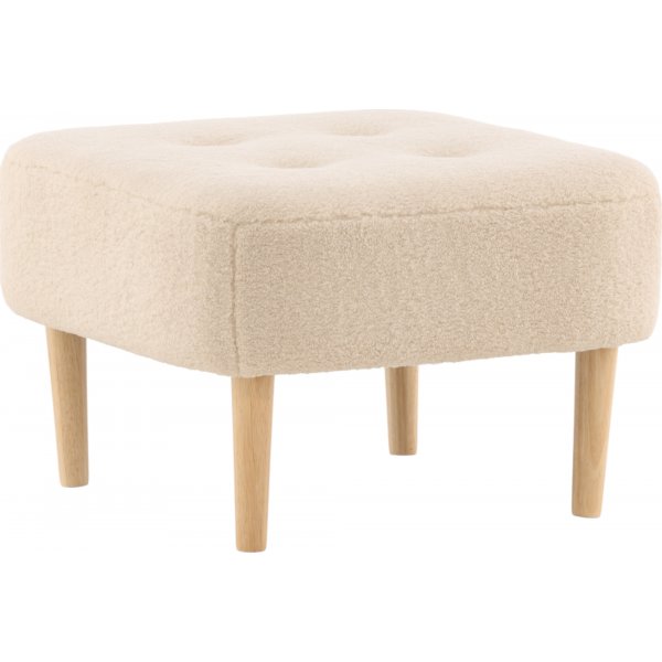 Salina sittpuff - Vit fleece Salina sittpuff - Vit fleece