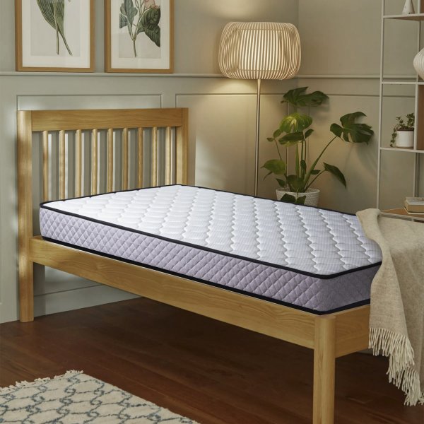 Matelas à ressorts thérapeutique 190 x 90 cm - Blanc Matelas à ressorts thérapeutique 190 x 90 cm - Blanc