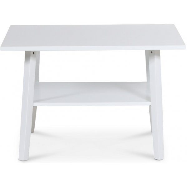 Lemon fyrkantigt soffbord 80x80 cm - Vit