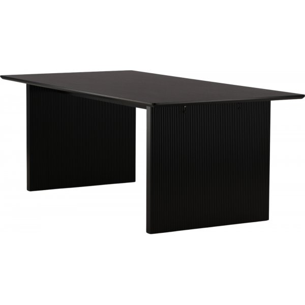 Vail matbord 200 x 100 cm - Svart