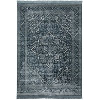 Viskosmatta Casablanca Kashan - Blå Viskosmatta Casablanca Kashan - Blå