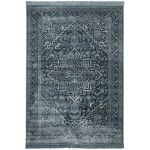 Viskosmatta Casablanca Kashan - Blå - Maskinvävda mattor, Mattor