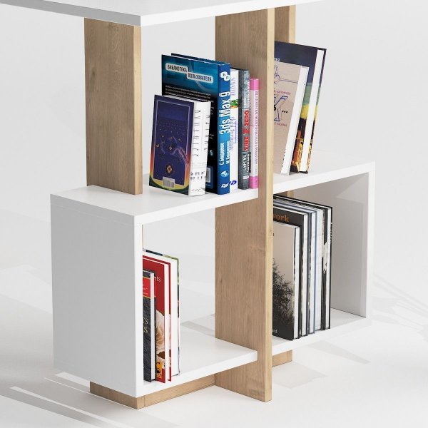 Lagomood skrivbord 120x60 cm - Ek/vit