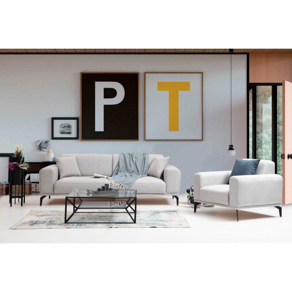 Nikea 2-sits soffa - Gr