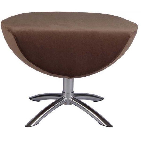 Hjellegjerde Baloo fotpall - Brun/borstat stl