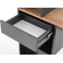 Spurs skrivbord 122x57 cm - Ek/antracit