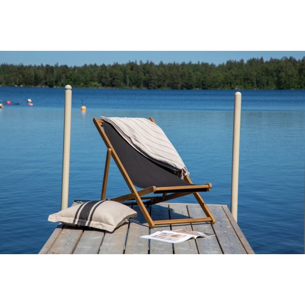 Peachy strandstol - Svart/Natur Peachy strandstol - Svart/Natur