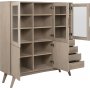 Marte vitrinskp 140 cm - Ek