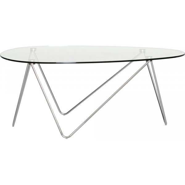 Elipse soffbord 95 x 71,5 cm - Krom Elipse soffbord 95 x 71,5 cm - Krom