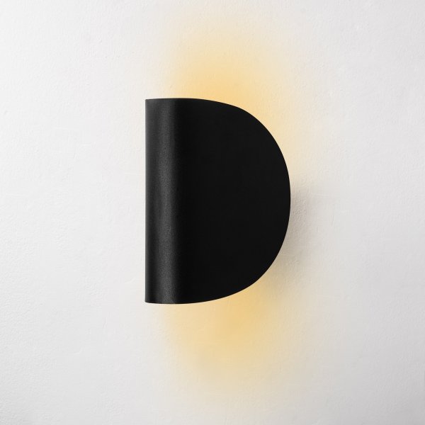 Potisto wandlamp - Zwart