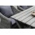 Groupe de repas Scottsdale : Table 150 cm comprenant 4 fauteuils Mercury en rotin synthtique gris