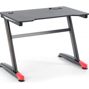 Astal skrivbord 100x60 cm - Svart/röd