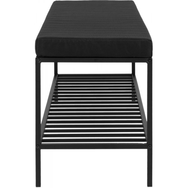 Banc Wild avec étagère - Noir Banc Wild avec étagère - Noir