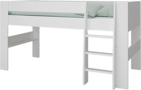 Voor kinderhoogslaper 90 x 200 cm - Zuiver wit