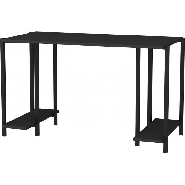 Bureau Academy 125,2 x 60 cm - Noir/anthracite