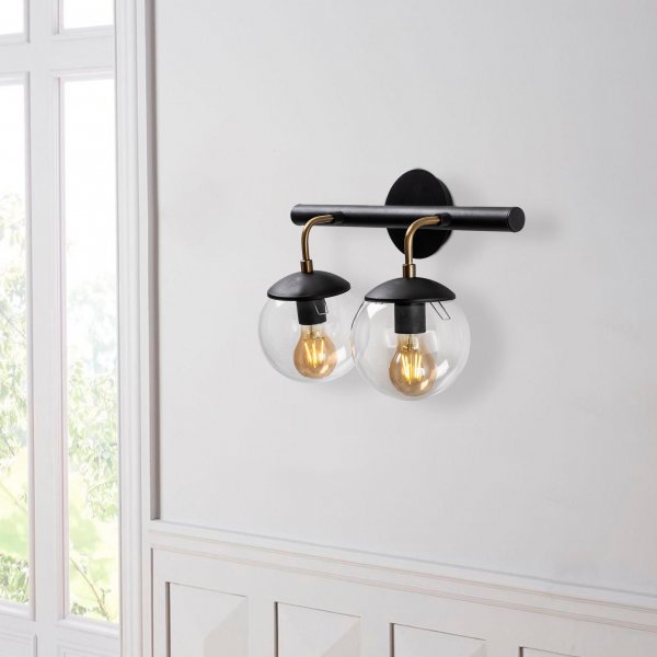 Gondola wandlamp 3012 - Zwart