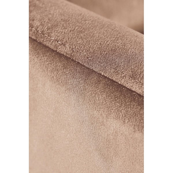 Fauteuil inclinable Gunvor en velours beige Fauteuil inclinable Gunvor en velours beige