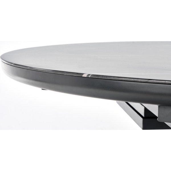 Market eettafel 120-160 cm - Grijs marmer/donkergrijs Market eettafel 120-160 cm - Grijs marmer/donkergrijs