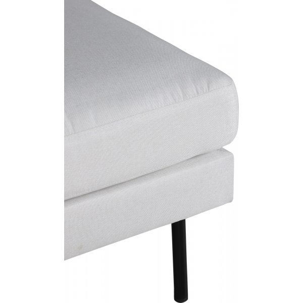 Pouf Eden - Tissu beige clair