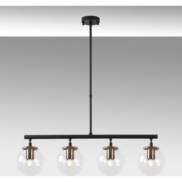 Plafonnier à facettes 10430 - Noir/antique Plafonnier à facettes 10430 - Noir/antique