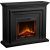 Elektrisk �ppen spis Willburn II dekorationsbrasa - Svart