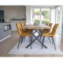 Middelfart Matstol - Gul/svart