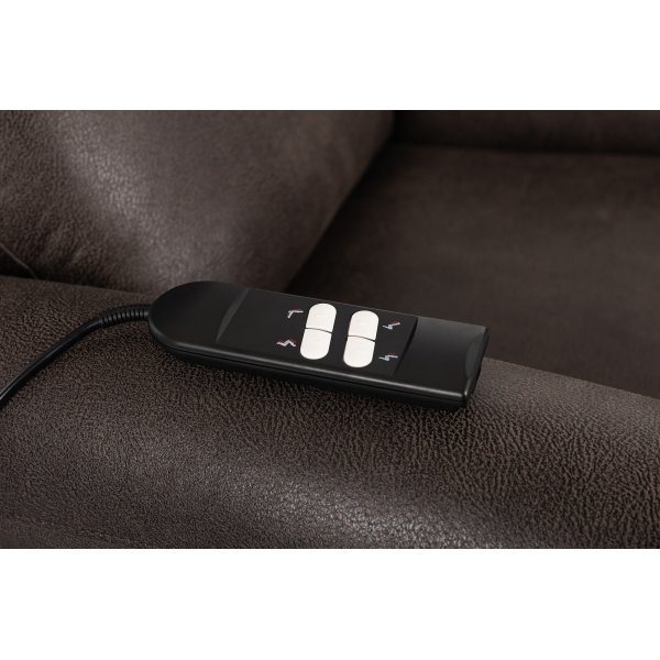 Fauteuil inclinable Babsan avec aide au levage - Marron