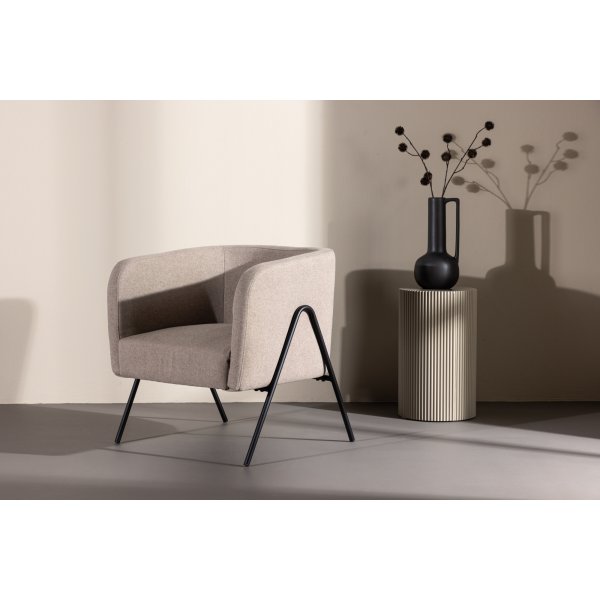 Rika fåtölj - Beige/Svart Rika fåtölj - Beige/Svart