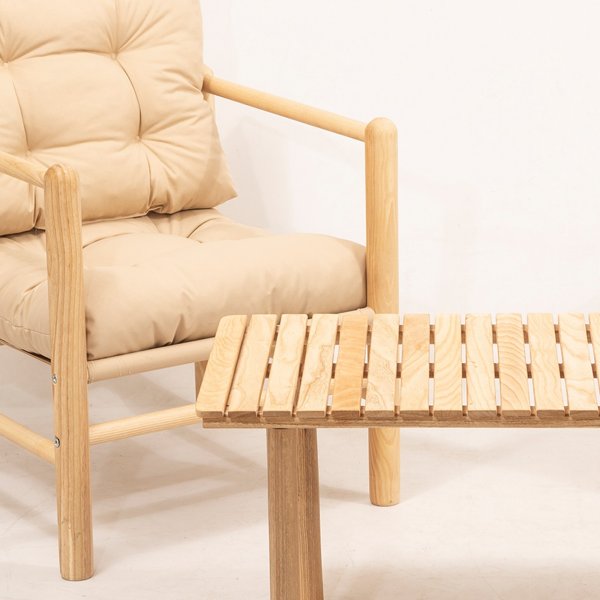 Jardin loungeset - Bok/cream Jardin loungeset - Bok/cream