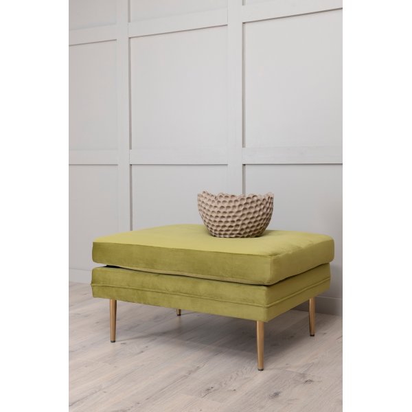 Pouf Savanna - Velours vert