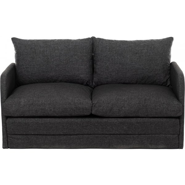 Canap convertible 2 places XL Saga - Gris fonc