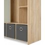 Lola garderob - Ek/beige/gr