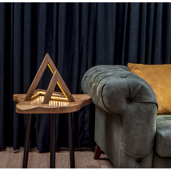 Lampe à poser Cheops 3 - Marron Lampe à poser Cheops 3 - Marron