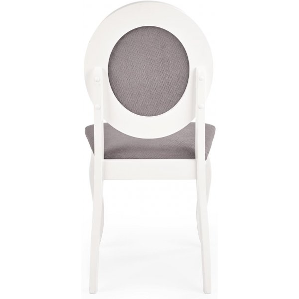 Chaise de salle  manger Tasso - Blanc/gris