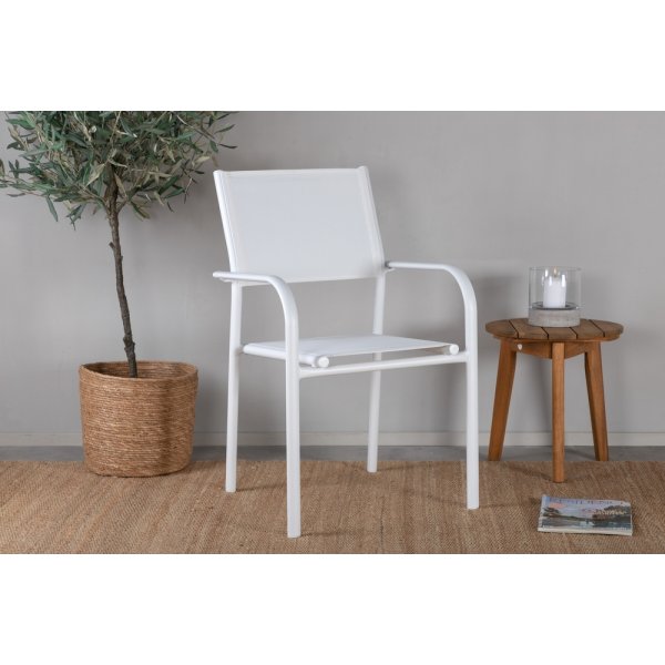 Santorini matstol - Vit Santorini matstol - Vit