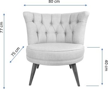 Fauteuil Richland - Gris Fauteuil Richland - Gris