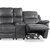 Enjoy Hollywood reclinersoffa - 4-sits (el) i grått konstskinn (modell V)
