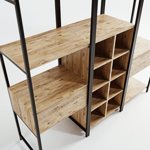 Meuble d'entrée Limbo 603 - Chêne Meuble d'entrée Limbo 603 - Chêne