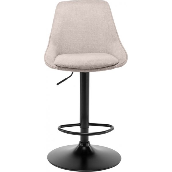 Tabouret de bar jumel avec vrin  gaz - Beige