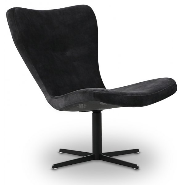 Spekerd designftlj - Mrkgr (Sammet)