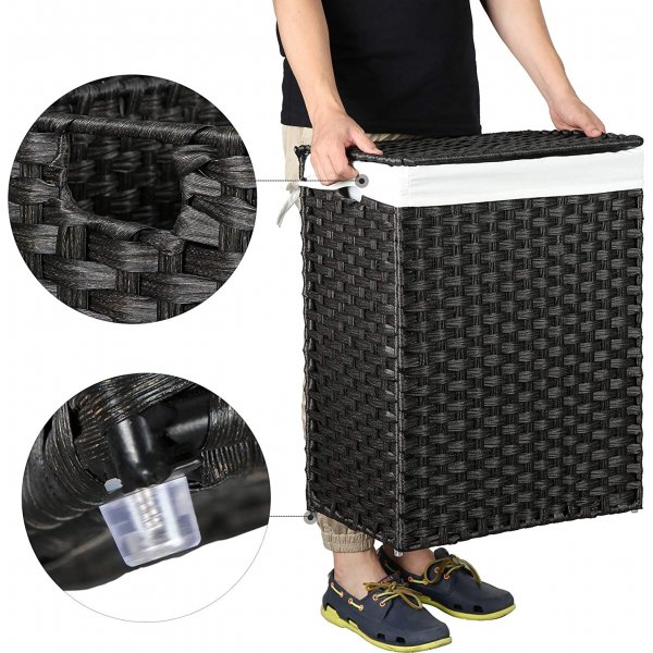 Angelika tvttkorg 90 l - Svart